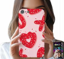 Etui Do Iphone 5 / 5S / 5C - Kobiece, Modne Wzory Xoxo Serce + Szkło