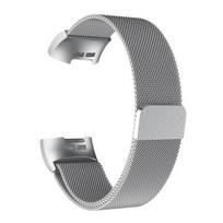 Compatible Magnetic Milanese Strap for Fitbit Charge 5/4/3/2, Stainless Steel One-Bead Three-Bead Design