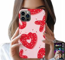 Etui Do Iphone 13 Pro Max - Kobiece, Modne Wzory Xoxo Serce + Szkło