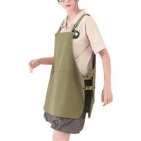 Japanese Household Kitchen Apron Catering Workwear Adjustable Waterproof Work Clothes Anti-static Unisex Salon Barber Cape žalia