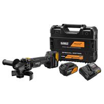 Akumuliatorinis kampinis šlifuoklis Dewalt DCG45MP2T-QW, 18 V