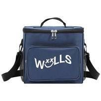 Insulated Bags Lunch Bag Cooler Box Thermal Organizer Handbag Camping Shoulder Storage Lunchbag for Men and Women Walls Printing