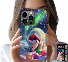 Etui Do Iphone 15 Pro Max - Świąteczny Niedźwiedź Bombki Case +Folia