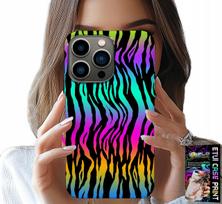 Etui Do Iphone 15 Pro Max - Abstrakcyjne Kolorowe Wzory Case + Folia