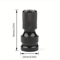 1pc Impact Wrench To Drill Adapter 1/2 To 1/4 Hex Converter Socket Extension Bit Holder for Electric Wrench and Power Tools