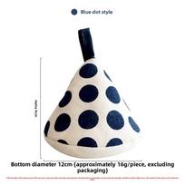 Japanese Minimalist Heat-Resistant Gloves | Microwave/Oven Pot Lid Holder | Thick Insulated Ear Covers for Casserole mėlyna