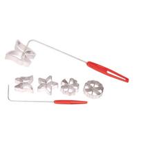 Food-Grade Cake Printing Moulding Handle Waffle Model Set  Home Kitchen DIY Baking sidabras