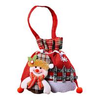 Christmas Celebrations Festive Santa Sacks Decorative Candy Pouch Versatile Small Gifts Storage Pouch Bag Boxes