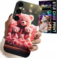 Etui Do Samsung Galaxy A05S - Rodzinka Różanych Misiów Upominek +Folia