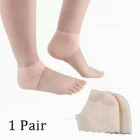 Silicone Heel Protector Men Women Relief Plantar Fasciitis Inserts Heel Pads Moisturizing Relief for Blister Cracked Foot Care