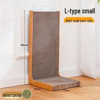 Scratch-Resistant Cat House with Integrated Scratching Board Usable Inside and Outside, Eight Sides