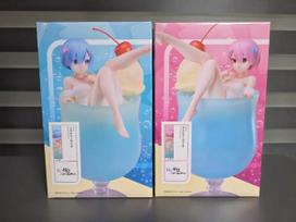 Re:Zero Rem & Ram Cream Soda El Coco Unopened Figures