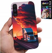 Etui Do Samsung Galaxy A70 - Tir Ciężarówka Case + Szkło Hartowane
