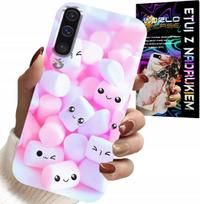 Etui Do Samsung Galaxy A70 - Wzór W Słodkie Pianki, Obudowa, Plecki