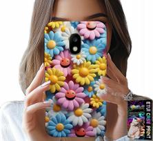 Etui Do Samsung Galaxy J5 2017 - Kolorowe Kwiatki, Stokrotki Futerał Case