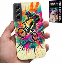 Etui Do Samsung Galaxy S22 - Rowery Bmx Triki Sporty Wyczynowe +Szkło