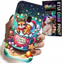Etui Do Samsung Galaxy A20E - Renifer Z Piernikiem Merry Christmas