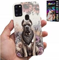 Etui Do Samsung Galaxy A21S - Psie Rasy Psie Wzory Pokrowiec + Folia