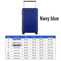 Macaron Color Luggage Cover: Thick, Dustproof, Wear-Resistant for Checked Suitcases S (19-21 inches) mėlyna