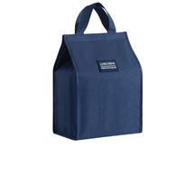 Modern Portable Lunch Box: Insulated Bento Bag for Fresh Food - Essential for Office Workers and Dorms Small tamsiai mėlyna spalva