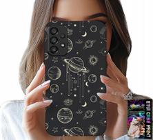 Etui Do Samsung Galaxy A23 5G - Kosmos Planety Gwiazdy Księżyc + Szkło