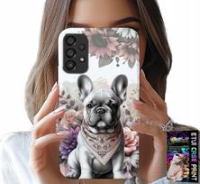 Etui Do Samsung Galaxy A23 5G - Buldog Buldogi Pieski Rasy Psów Plecki