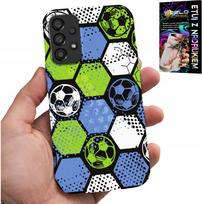 Etui Do Samsung Galaxy A23 5G - Piłkarskie Wzory Plecków Football Case