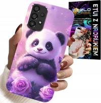 Etui Do Samsung Galaxy A23 5G - Słodka Panda Wzory Dla Dzieci + Szkło
