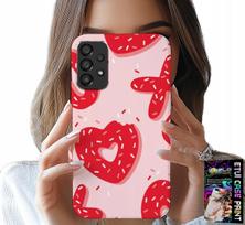 Etui Do Samsung Galaxy A23 5G - Kobiece, Modne Wzory Xoxo Serce + Szkło
