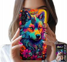Etui Do Samsung Galaxy A21 - Kolorowe Wzory, Wilk Wataha Swora Case