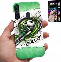 Etui Do Samsung Galaxy A21 - Piłka Nożna, Football Piłka Case + Szkło