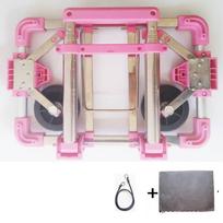 Compact Foldable Trolley: Portable Grocery and Luggage Pull Cart with Handle