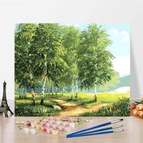 Skaitmeninė aliejinė tapyba Skaičiai Aliejinė tapyba Menas Drobė „Pasidaryk pats“ Tapyba pagal skaičius Namų dekoravimas 40x50cm no frame