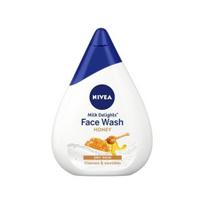 NIVEA Milk Delights veido prausiklis drėkinantis su medumi sausai odai 100ml, 100 ml