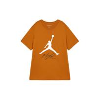 Jordan Jumpman Flight Comfortable Soft Knit Short Sleeve T-Shirt Men Tops Bronze White AO0665228 S