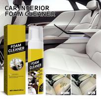 Car Interior Foam Cleaner Interior Seats Instrument Panel Cleaning Proof Polishing Maintenance Refurbishment 100ml One Size geltona