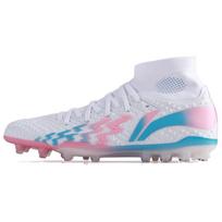 Li Ning patogūs ir kvėpuojantys MG minkštos dangos futbolo bateliai vyrams Futbolo bateliai Balta Mėlyna Rožinė YSFU013-7 39