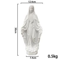 Derva Meksika Šventosios Mergelės Marijos Statulėlė Gvadalupės Dievo Motina Katalikų Mergelės Skulptūra Namų Altoriaus Dekoracija Religinės Ornamentai