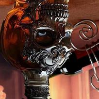 Skull Decanter Skull glass whiskey decanator Handcrafted Gothic Glass Bottle Halloween Decorations for Home Bar Bourbon CN