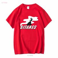 GITANES LIGIER Marškinėliai S 5XL ilgomis arba trumpomis rankovėmis vintažiniai skalbta mada Patogus viršutinis drabužis kasdieniam dėvėjimui Atsitiktinis gatvės stilius S