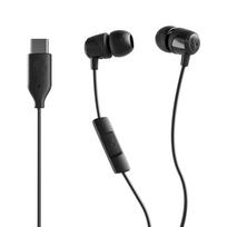 Official Skullcandy Store Jib Wired with Song and Original Sticker USB-C Earphones, In-Ear Type, Mic, Calls, Selection, (True Black) juoda