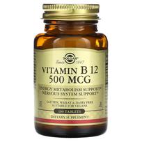 Solgar, Vitamin B12, 500mcg, 100 tablets
