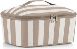 Reisenthel Termo krepšys Coolerbag dryžuotas, M, rudai baltas, perdirbtas