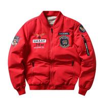 Bomber Striukė Pilotų Laisvalaikio Vyriška Stora Vilnos Aksomo Kailis Žiemos Vyriška Žalia Mėlyna Chaki M raudona