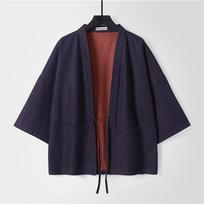 Denim Shirts Men Kimono Shirts Summer Cardigan Jacket Fashion Casual Solid Color Shirts M ruda
