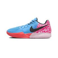 Nike Ja 2 Slip Resistant Abrasion Resistant Low top Basketball Shoes Unisex Blue Pink IB5841-800(Team1062-) 40.5