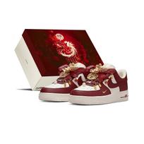Nike Air Force 1 Dėžutė, Vestuviniai Batai, Palankus Drakonas ir Feniksas Aukštį Didinantys Neslystantys Žemi Batai HV2511-100(Team2154-S-BOX) 38.5