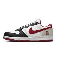 Nike Big Lemon Joy Abrasion Resistant Breathable Low top Skateboard Shoes Men's Black Red 355152-150(Team778-) 44