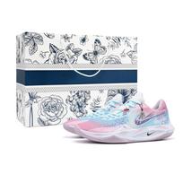 Nike Precision 6 Cherry Blossoms Mesh Cushioning Slip Resistant Abrasion Resistant Low top Basketball Shoes Men's DD9535-100(Team268-) 46