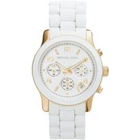Michael Kors MK5145 Runway Chronograph Moteriškas laikrodis 39mm balta